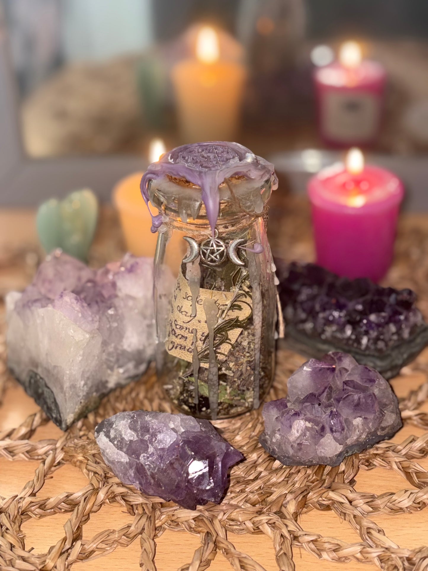 Protection Spell Jar – Handcrafted Energy Shield