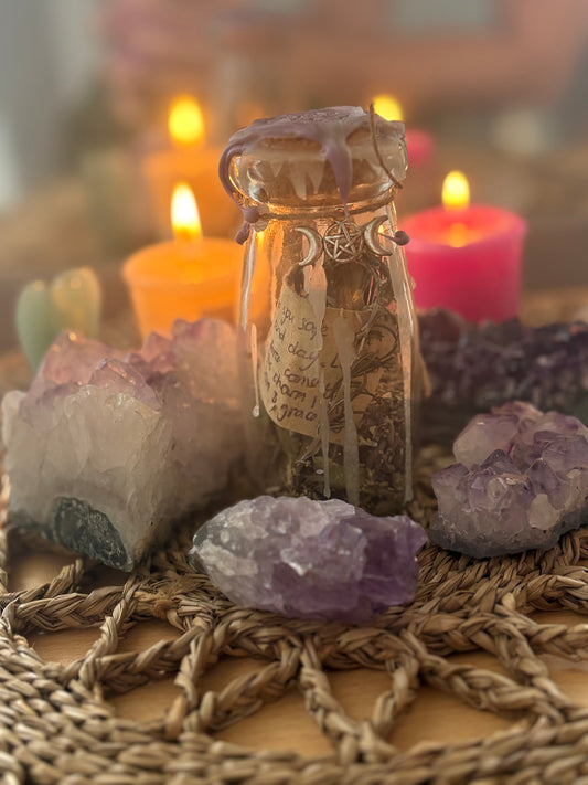 Protection Spell Jar – Handcrafted Energy Shield