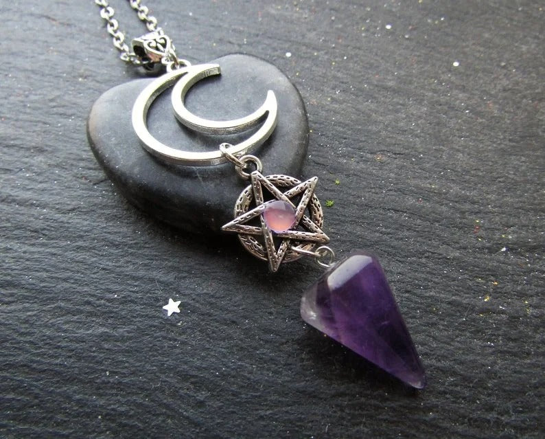 Luna Pentagram Pendant Necklace