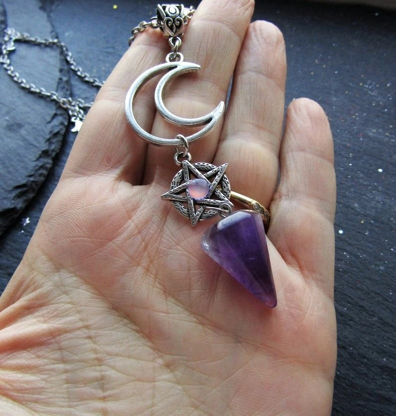 Luna Pentagram Pendant Necklace